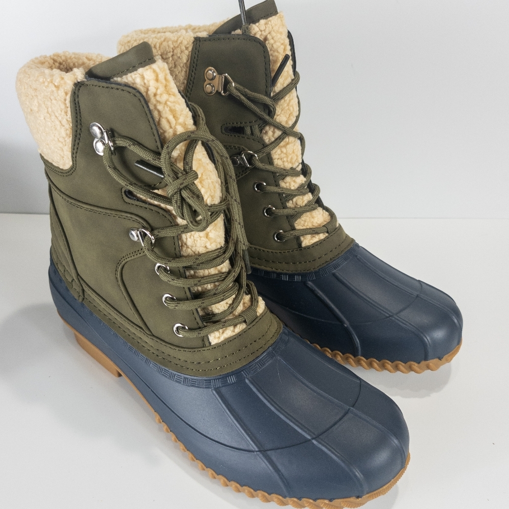 Tommy Hilfiger Rainah Duck Booties Dark Blue -11 - Picture 5 of 8